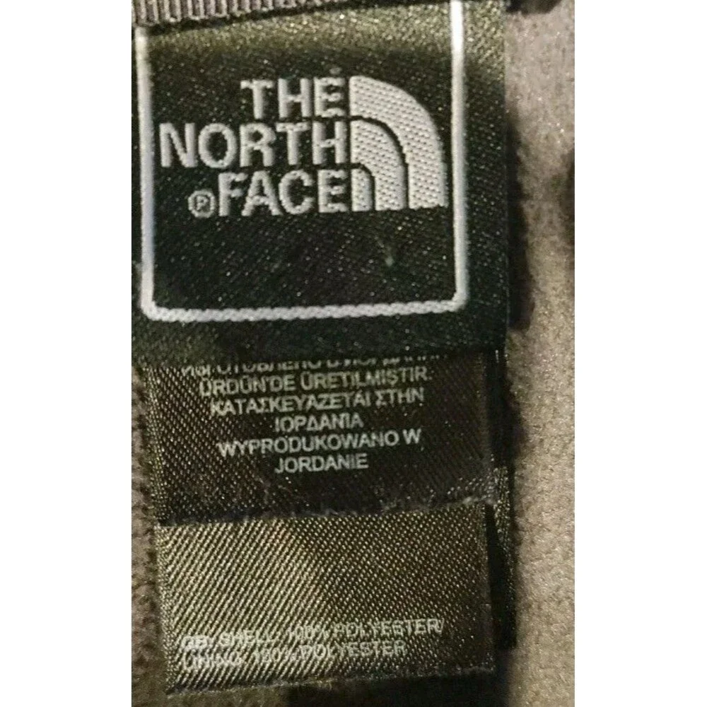 The North Face Gray Full Zip Fleece Jacket Men's Size Large